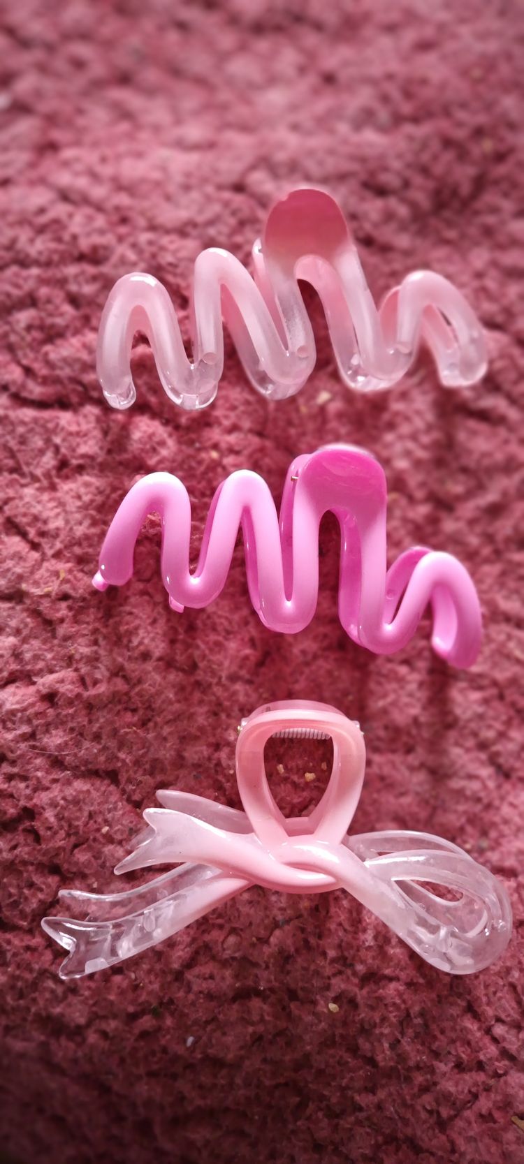 Pink Hair Clips