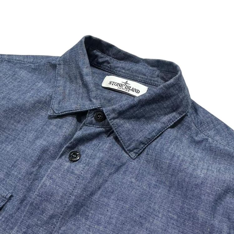 Stone Island Denim Embroidery Shirt image 2