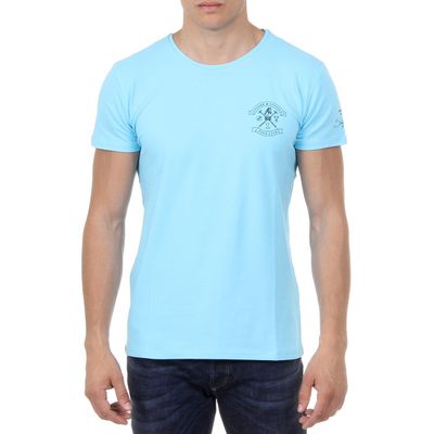 Ufford and Suffolk Light Blue Graphic T-Shirt US028 BLUE