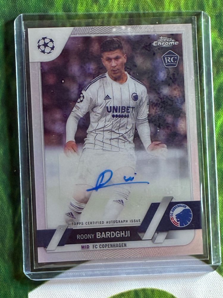 Topps Topps Chrome Roony Bardghji  RC Football Trading Card product image