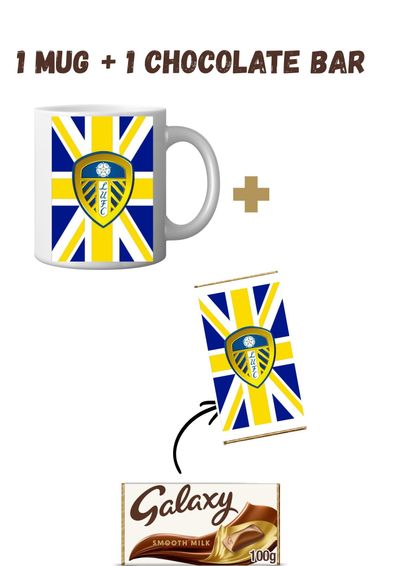 Football sets mug &Chocolate Bar Set