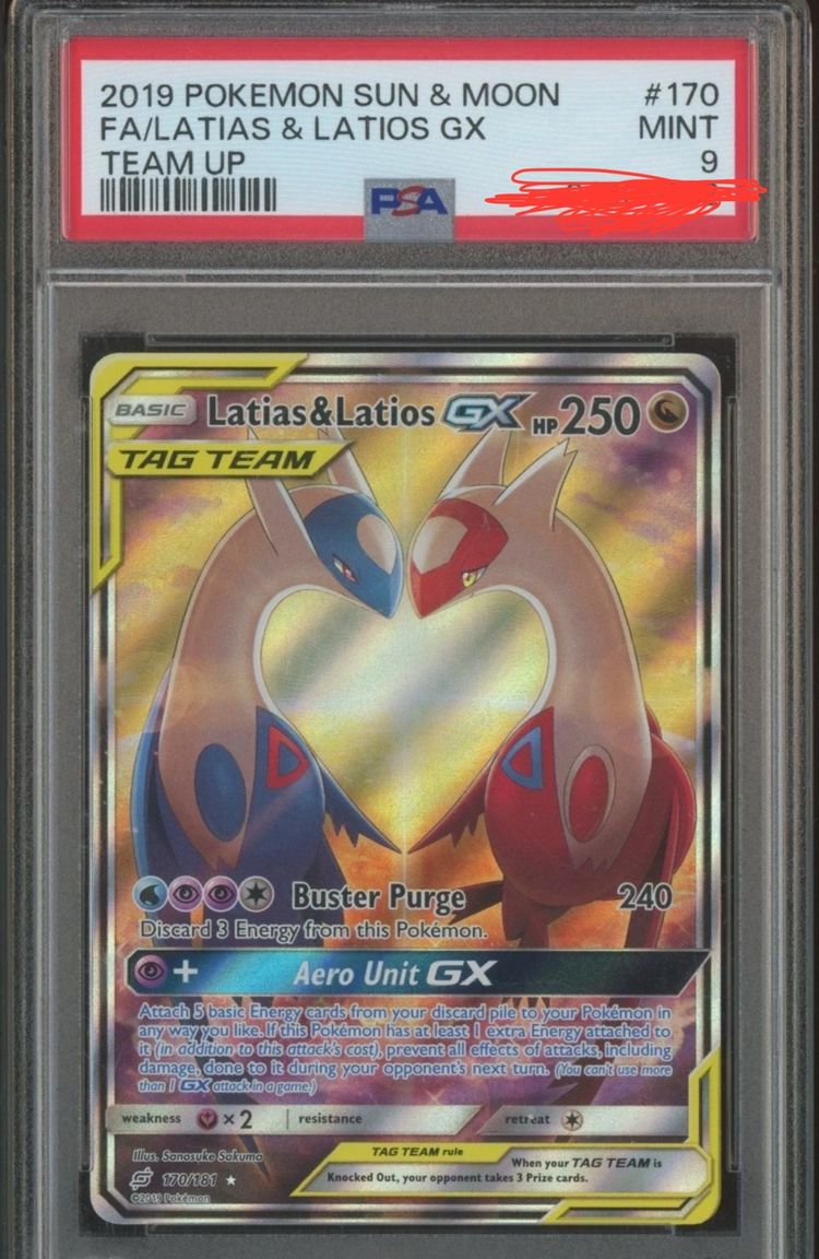 2019 Pokemon Sun & Moon Latias & Latios Gx Trading Card