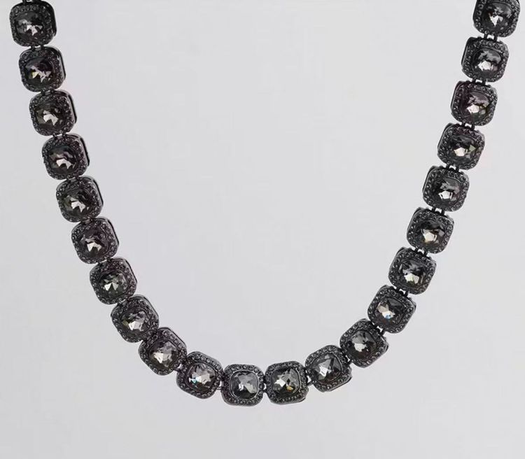 Black Stone Necklace image 1