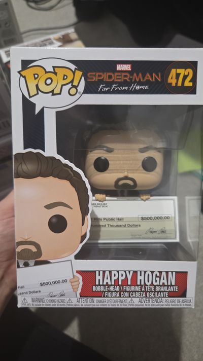 Funko Pop! Marvel, Spider-Man Far From Home, Happy Hogan, Vinyl Figure