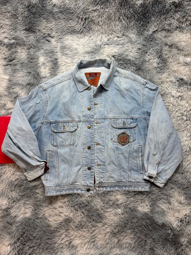 Other Giacca di jeans Pop Eighty Four originale Vintage Y2K taglia L - Oversize Denim 66x72 (233) product image