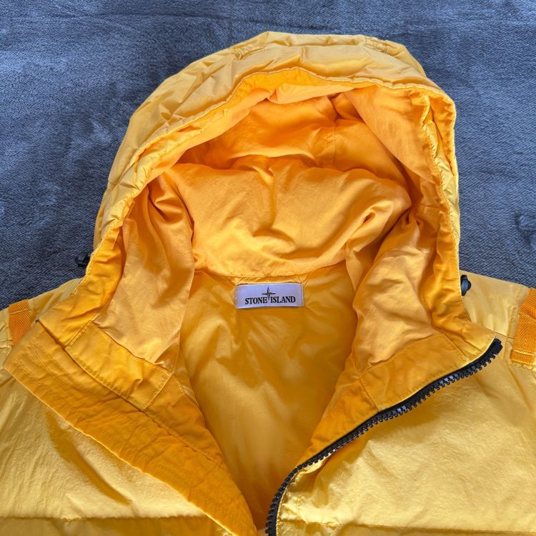 Authentic Stone Island Garment Dyed R-NY Crinkle Reps Down Jacket - Medium imagen 2