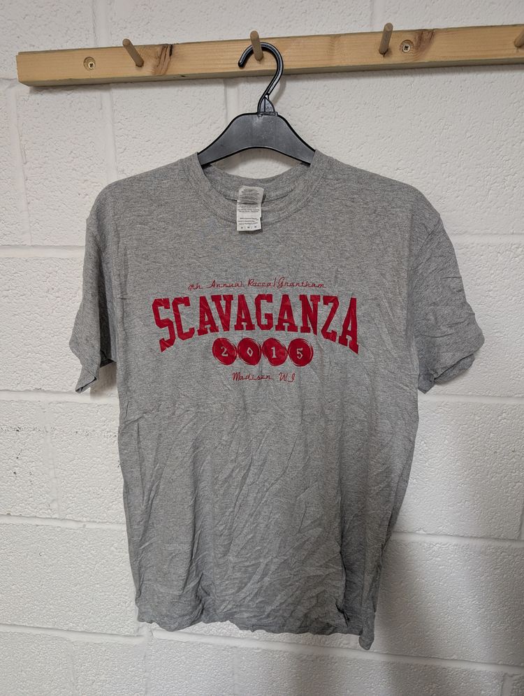 13 Grey 2015 Scavaganza with print at back