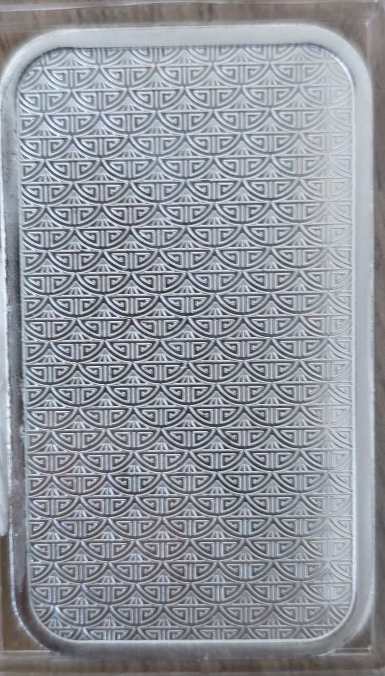 1oz 999 silver Samurai Bar 2