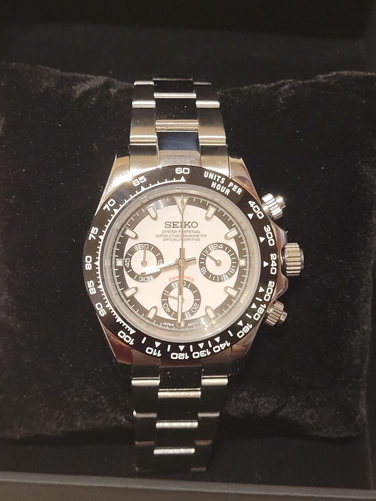 Seiko Mod Daytona Panda 