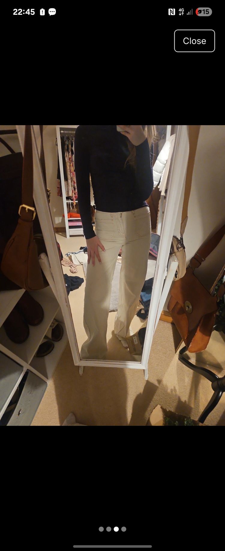  White Wide-Leg Pants