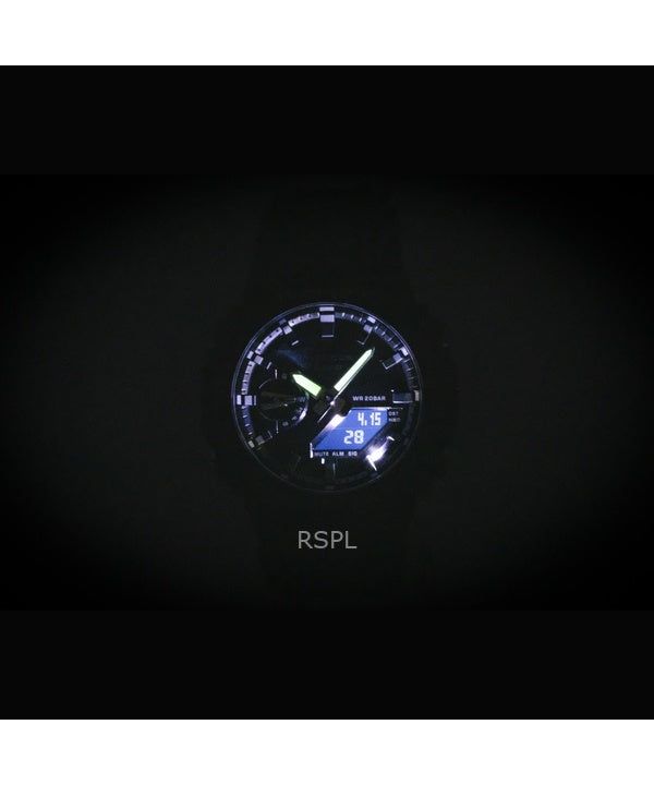 Casio G-Shock Analog Digital Camouflage Bio-based Resin Strap Black Dial Quartz GA-2100CMD-8A 200M Men's Watch image 5