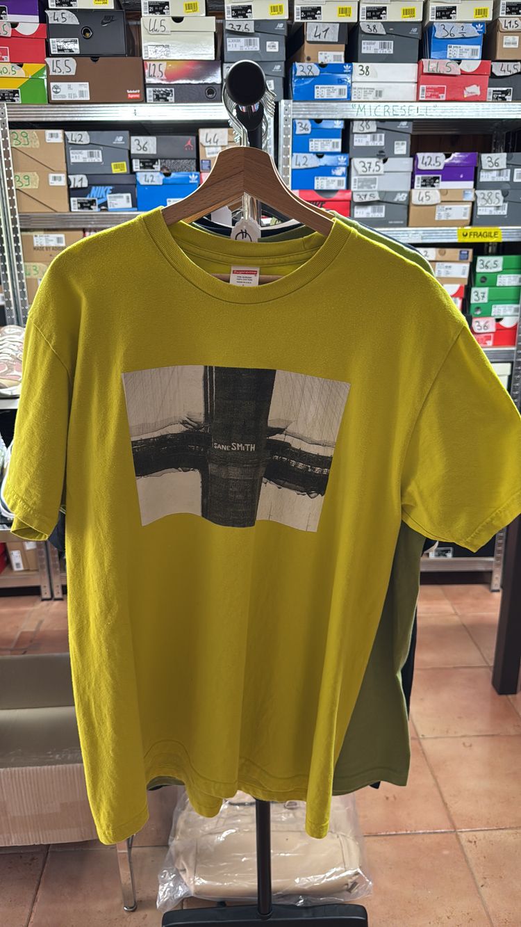 Supreme Bridge Tee Lime - FW19