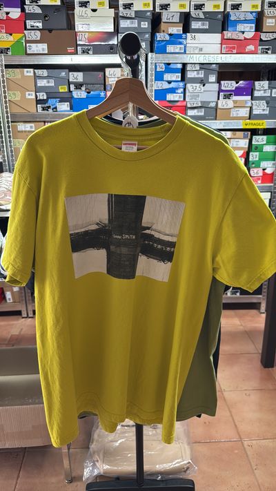 Supreme Bridge Tee Lime - FW19