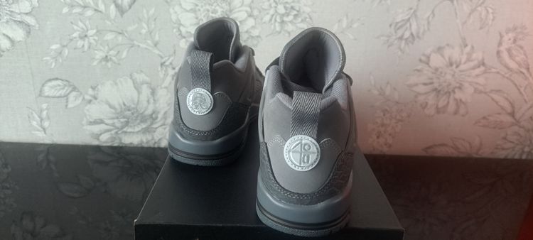Jordan Spizike Low GS UK 3 EUR 35.5 Dark Grey Brand New Box No Lid image 4