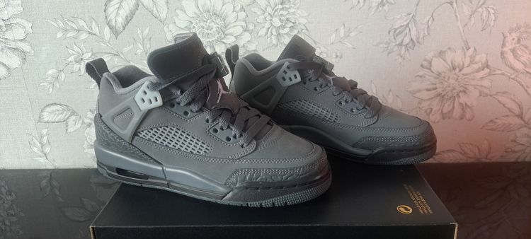 Jordan Spizike Low GS UK 3 EUR 35.5 Dark Grey Brand New Box No Lid image 1