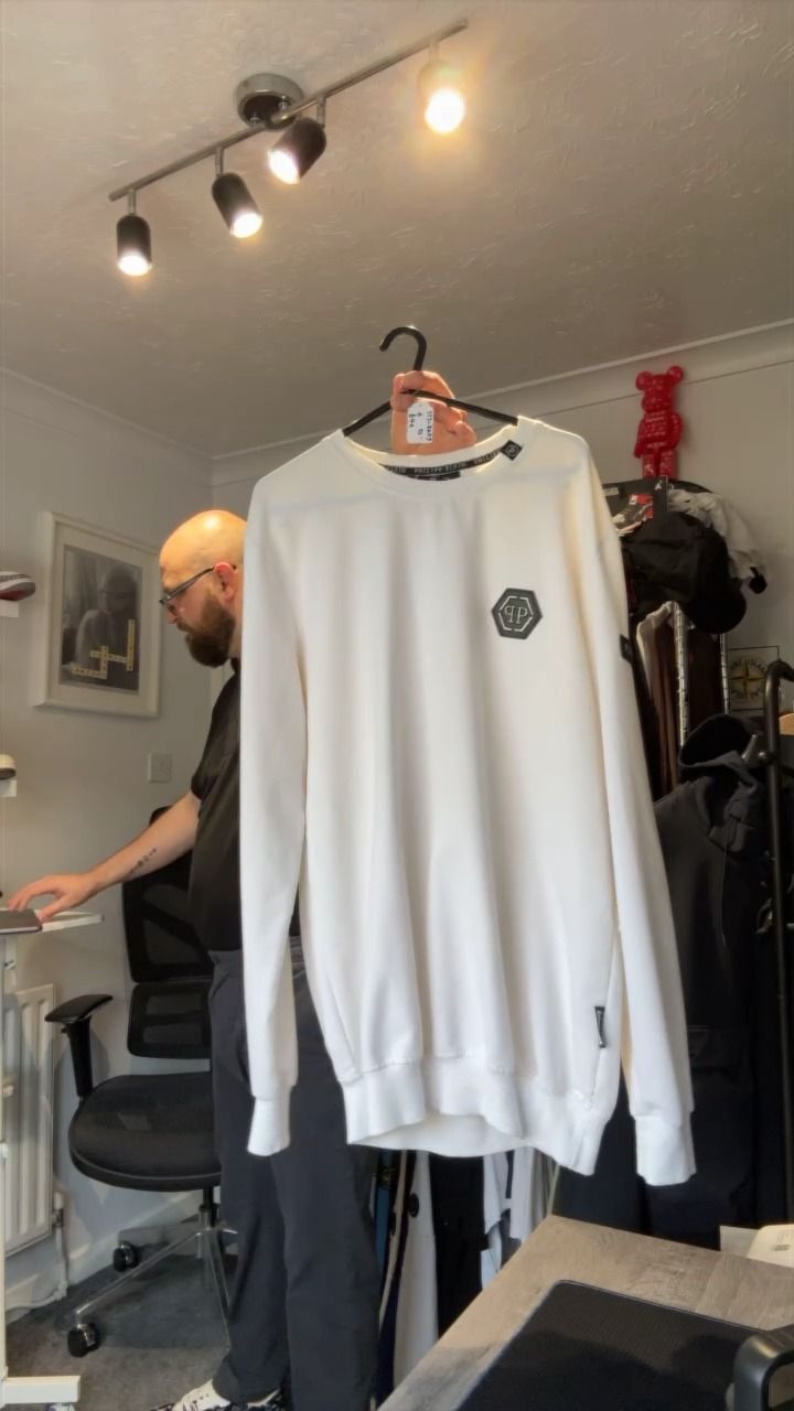 Philipp Plein 553 philip plein crew white 22" p2p large product image