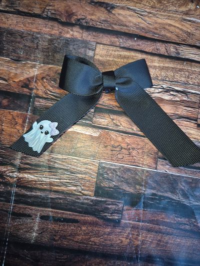 Cute ghost transfer bow