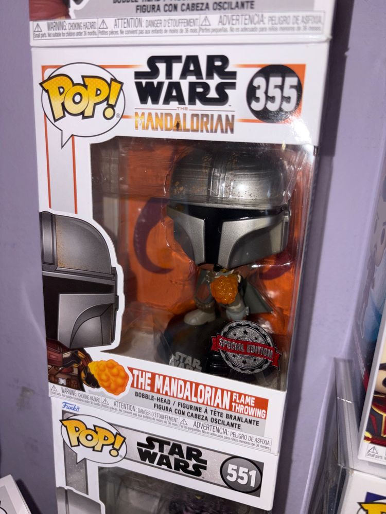 Funko Star Wars The Mandalorian Flame Throwing Pop! Figure product image