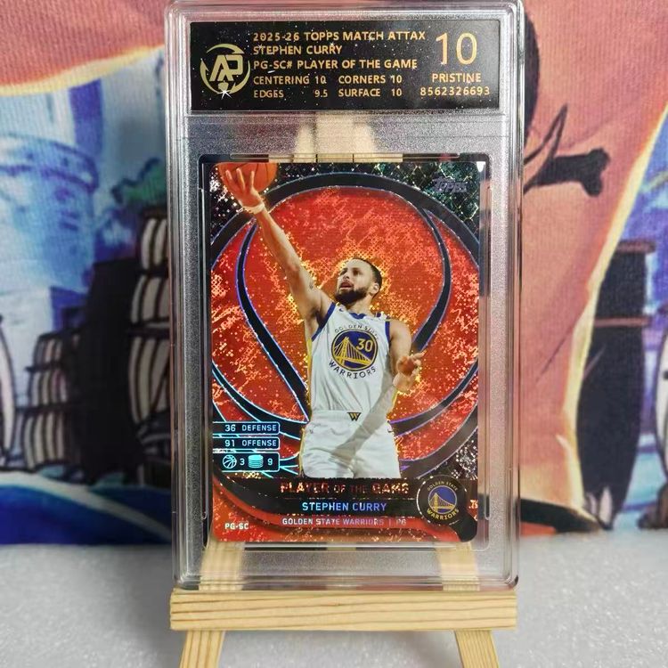 2025-26 Topps Match Attax Stephen Curry Basketball Card imagen 1