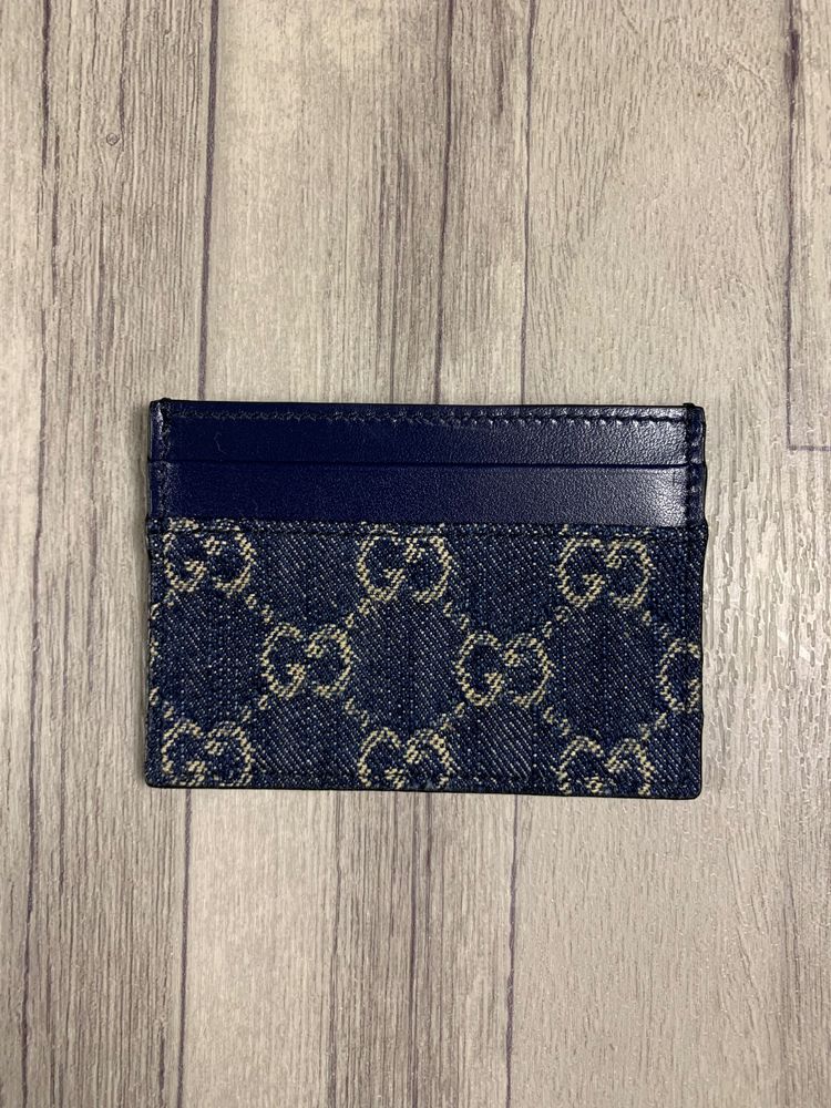 PORTACARTE GUCCI DENIM NUOVO/ NEW