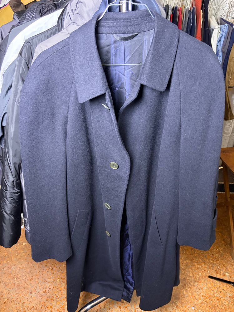 Navy Blue Overcoat
