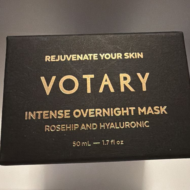 Votary Intense Overnight Mask with Rosehip & Hyaluronic 50ml Boxed RRP £85 image 1