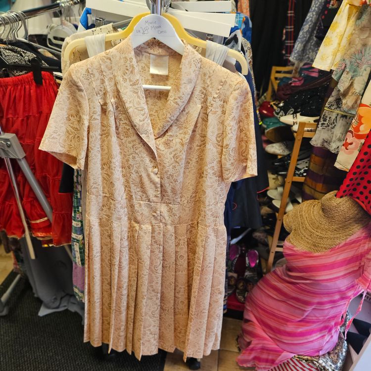 Other Vintage Dropped waist pleated Tea dress product image