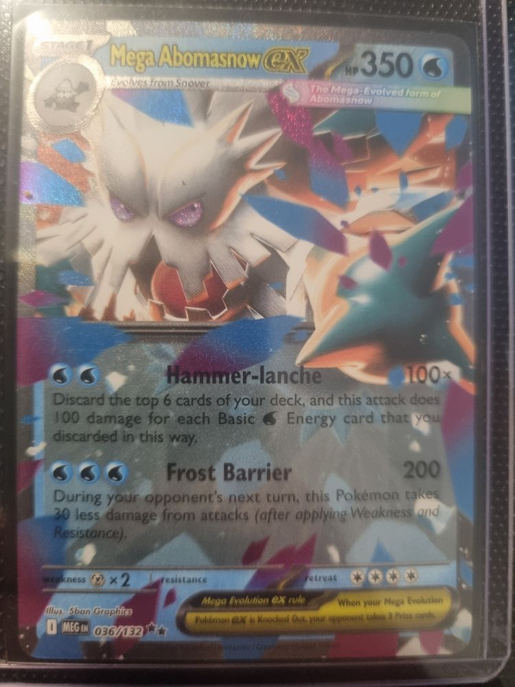 Pokémon Mega Abomasnow Ex Pokémon Card product image