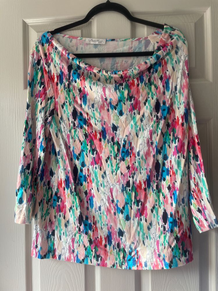 David Nieper Women'S Colorful Patterned Top