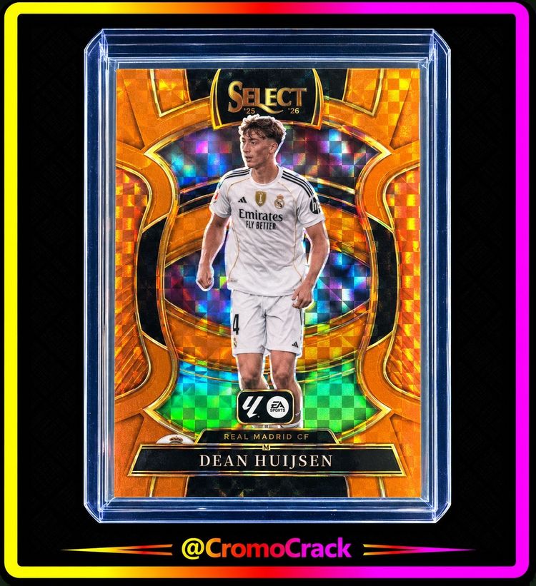 /99 Dean Huijsen Checker Terrace Panini Select La Liga 2025/26 obraz 1