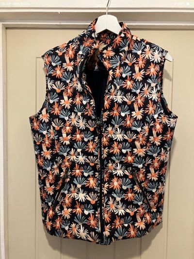 Floral Patterned Sleeveless gilet