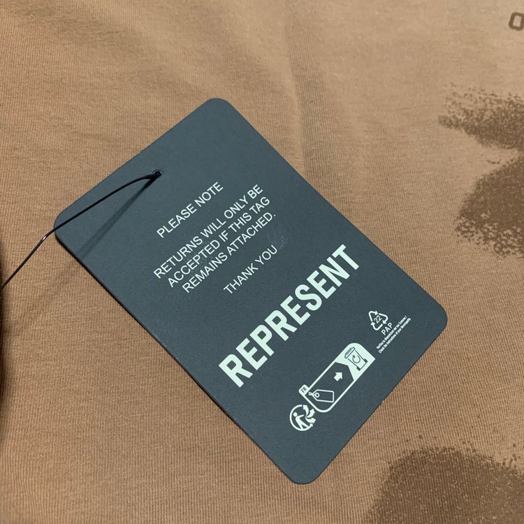 Represent XS 247 Motion Oversized Rust Tee 4
