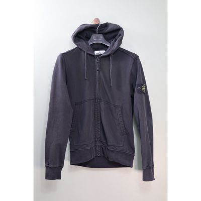Stone Island Black Zipped Hoodie