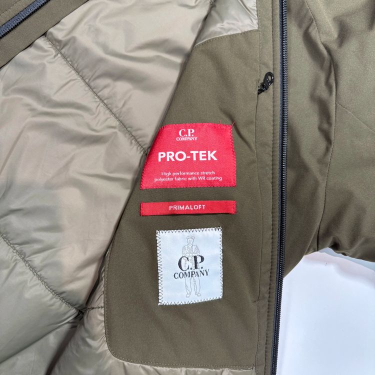 CP Company Green Hooded Technical Pro-Tek Jacket image 7