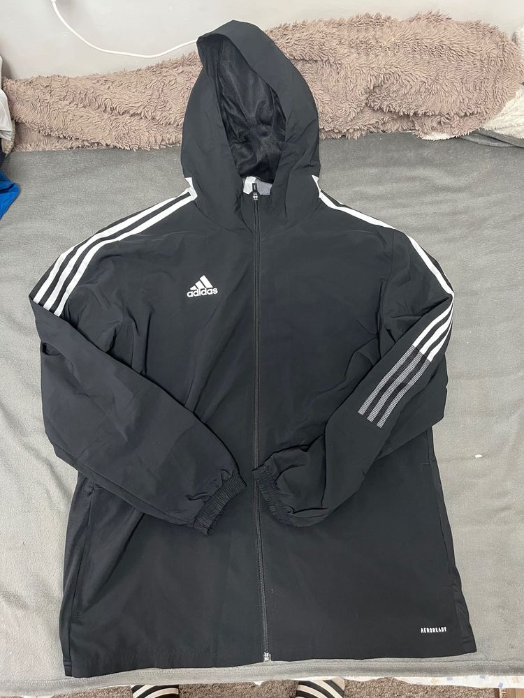 Adidas Black Hooded Jacket image 3