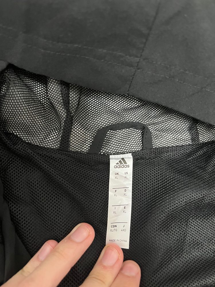 Adidas Black Hooded Jacket image 2