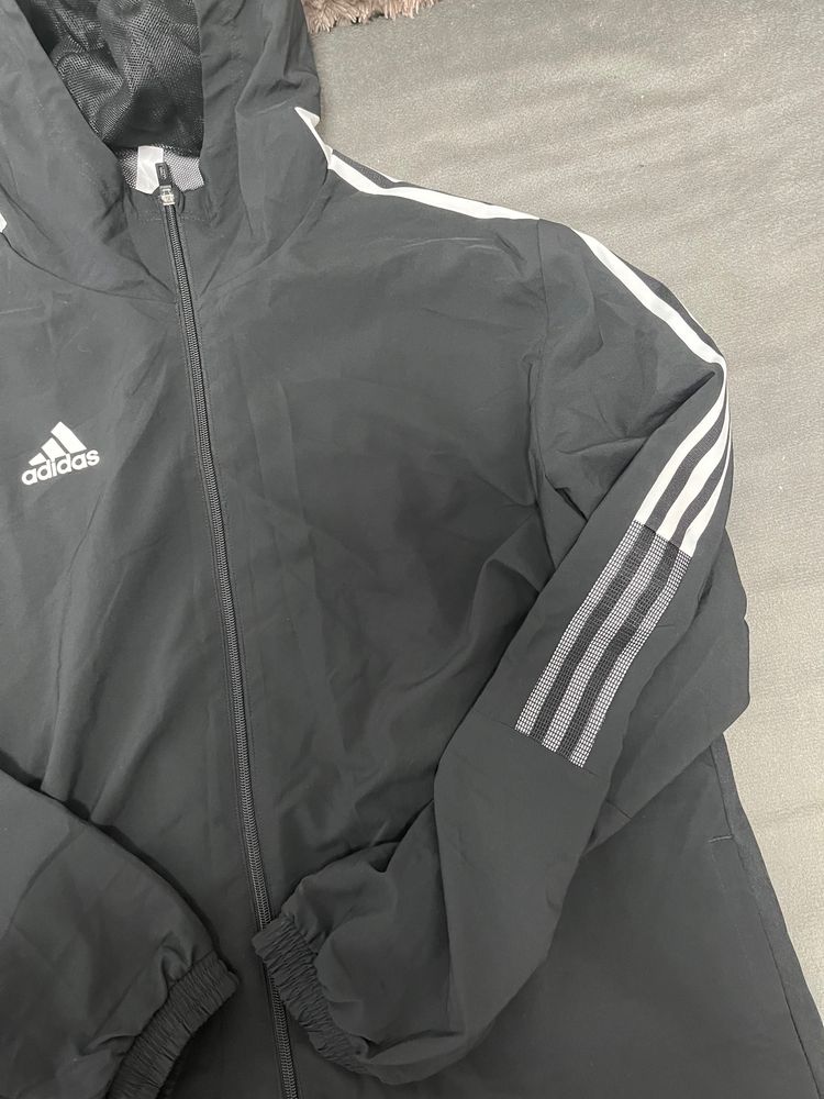 Adidas Black Hooded Jacket image 4