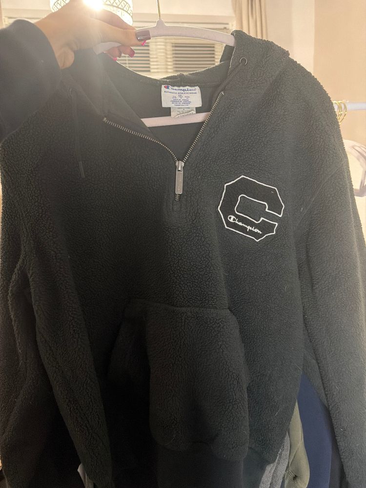 Champion Champion Black Fleece Half-Zip Hoodie product image