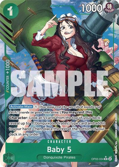 Baby 5 OP05-034 R Alt Art