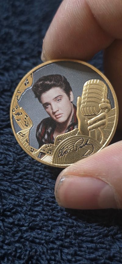 £6). Tower mint office Elvis Presley Commemorative Coin