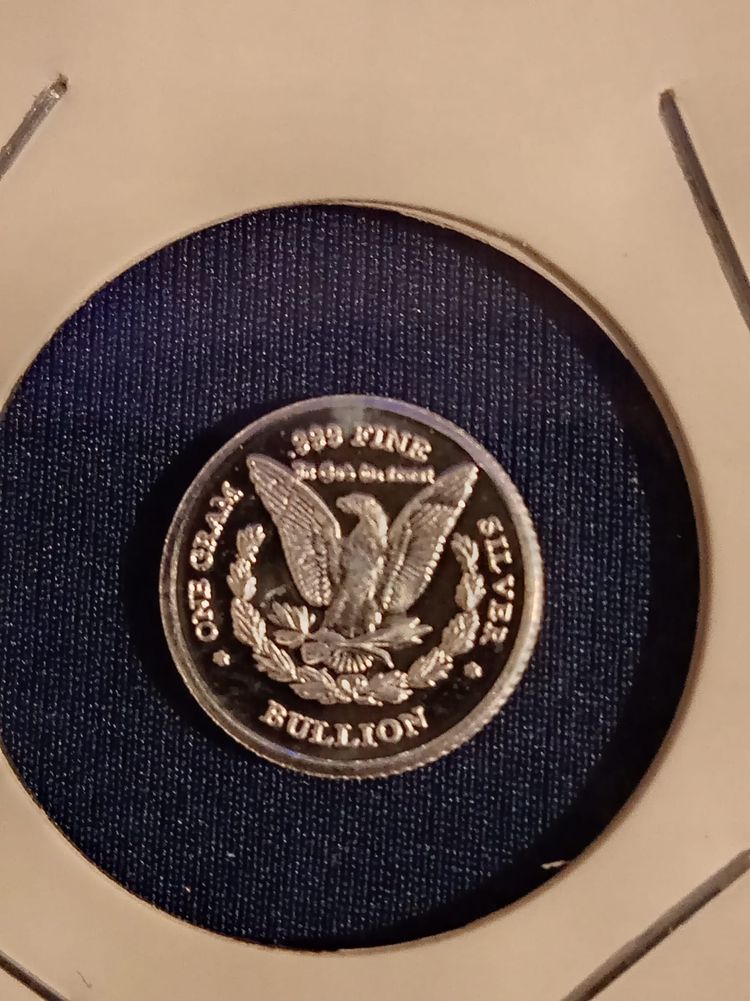 Premium 1 Gram 999.9 Silver Morgan Coin