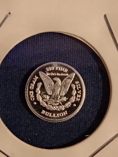 Premium 1 Gram 999.9 Silver Morgan Coin