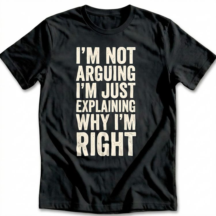 I'm Not Arguing T-Shirt EU image 1