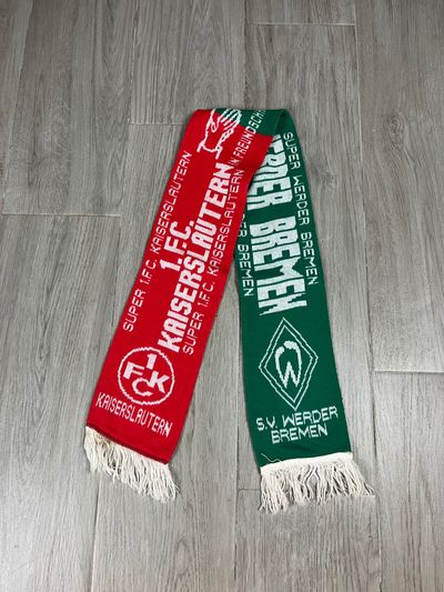 BUFANDA FÚTBOL KAISERSLAUTERN VS WERDER BREMEN