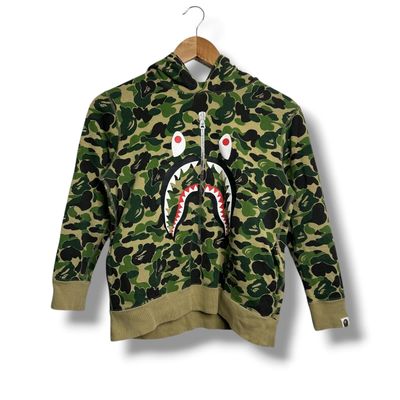 A Bathing Ape Hoodie Green Kids 8-9yrs