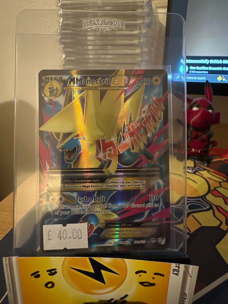 Mega Manectric Ex Trading Card