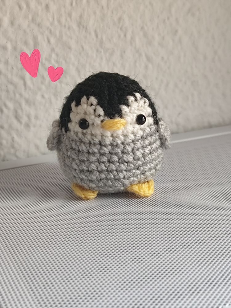 Crocheted Penguin Doll