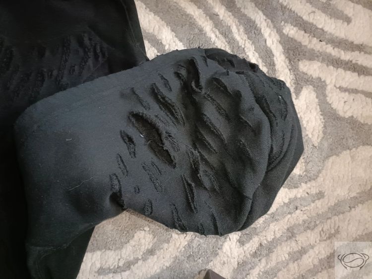 Black Distressed Hoodie Custom 7