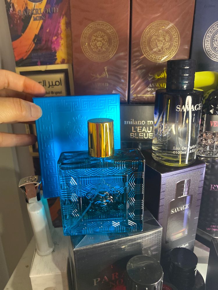 Other Blue Perfume Bottle And Black Perfume Bottle product image