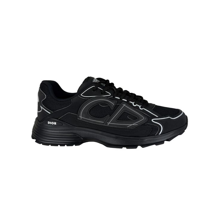 Dior B30 Men’s Triple Black Trainers - 42 (Fit Uk 8) (Copy) imagen 1